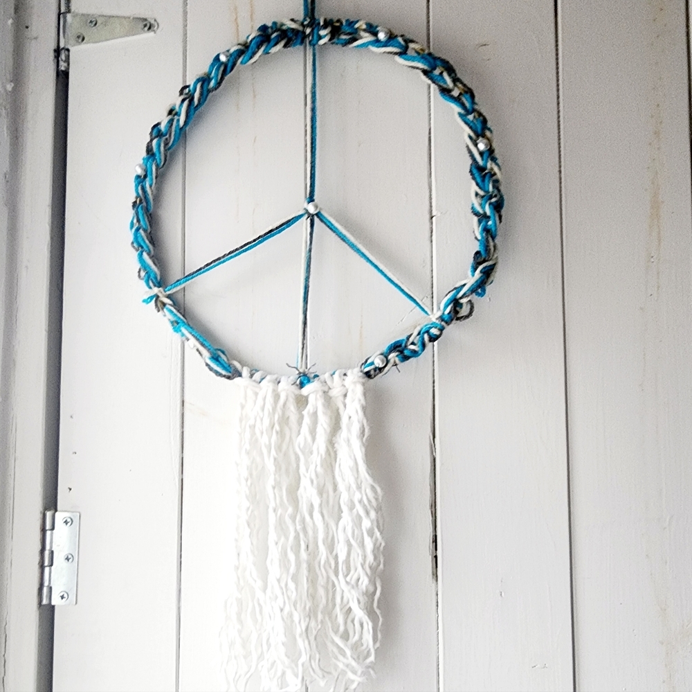 Peace sign wall decor
